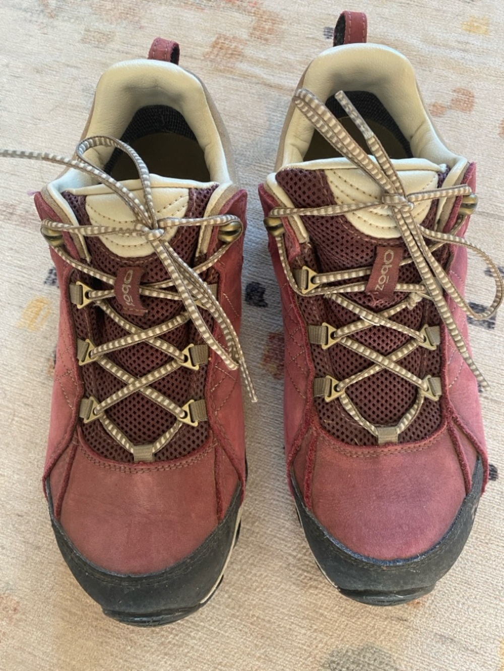 Oboz Women’s Burgundy Athletic Hiking Shoes